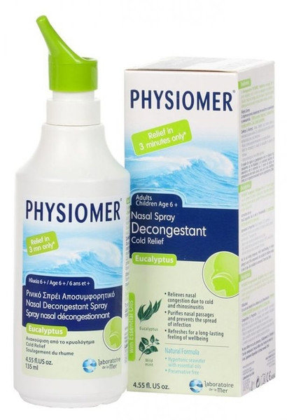 Physiomer Hypertonic Eucalyptus 135ml