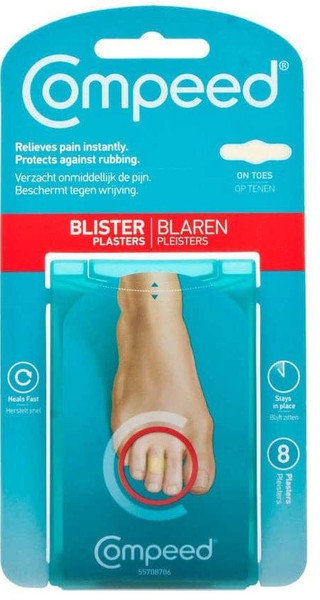 Compeed Toes Blister Plaster 8τμχ