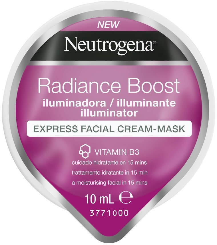 Neutrogena Radiance Boost Express Facial Cream Mask 10ml