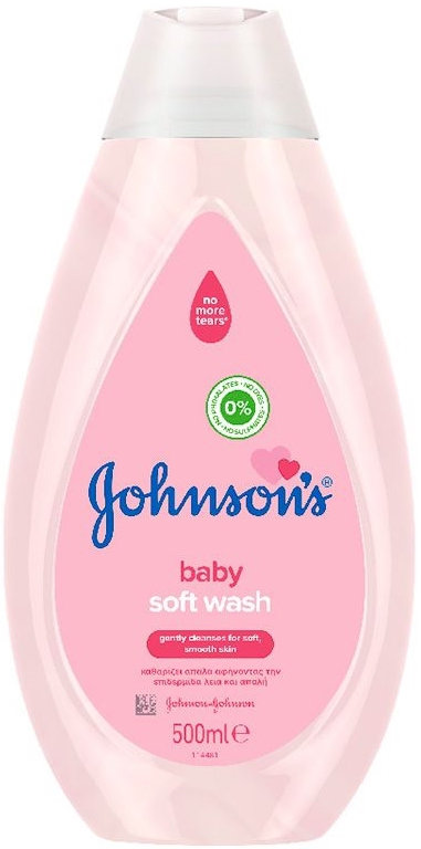 Johnson & Johnson Baby Soft Pink Wash 500ml