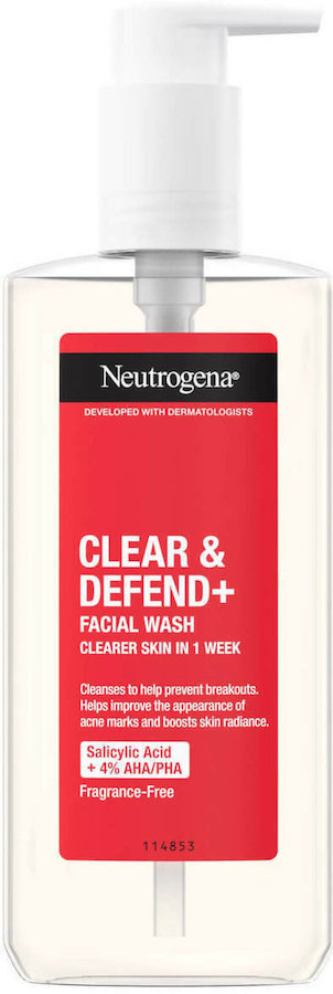 Neutrogena Clear & Defend Facial Wash 200ml