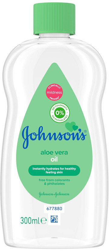 Johnson & Johnson Baby Oil Aloe Vera 300ml
