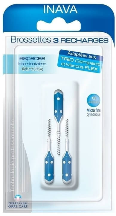 Elgydium Interdental Brushes 3Refill  0.4 Blue 3τμχ