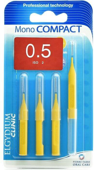 Elgydium Mono Compact Yellow 0.5mm 4τμχ