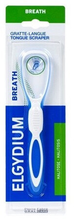 Elgydium Breath Tongue Scraper Blue 1τμχ