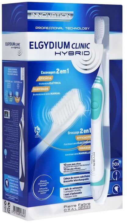 Elgydium Clinic Hybrid Toothbrush Green 1τμχ