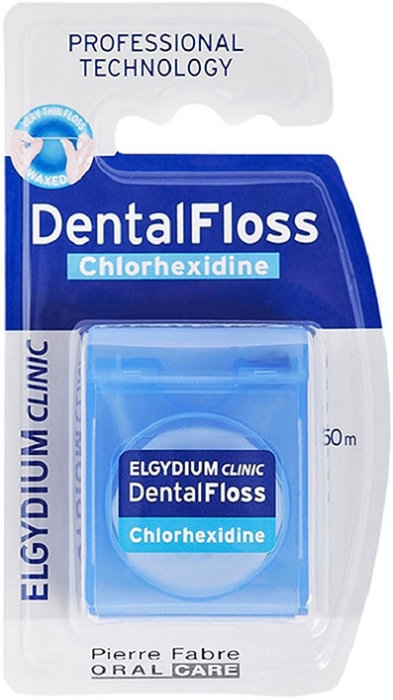 Elgydium Dental Floss Chlorhexidine 50m