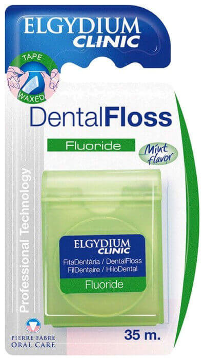 Elgydium Dental Floss Fluoride Cool Mint 35m
