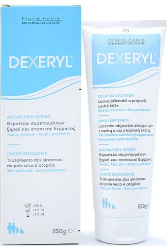 Pierre Fabre Dexeryl Emollient Cream Dry Atopic Skin 250gr