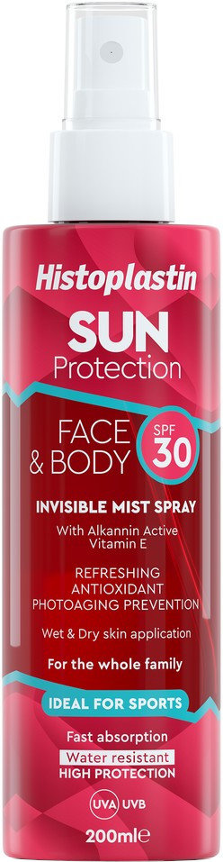 Histoplastin Sun Protection Invisible Mist SPF30 200ml