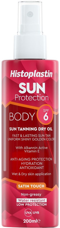 Histoplastin Sun Protection Tanning Dry Oil SPF6 200ml
