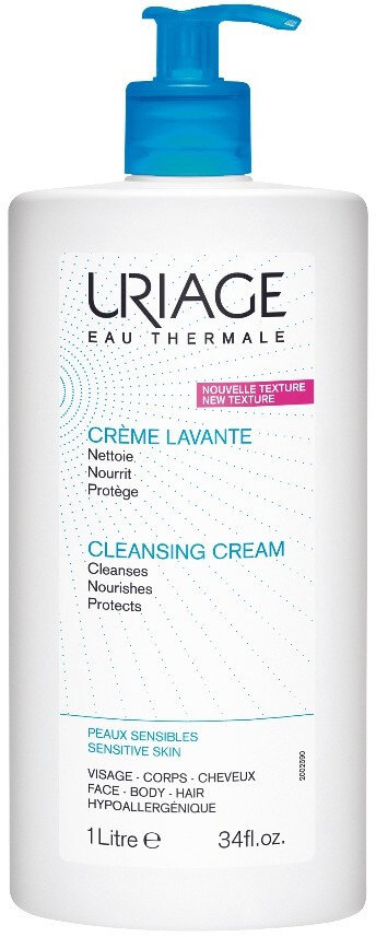 Uriage Nourishing Cleansing Cream Sensitive Soap Free 1000ml