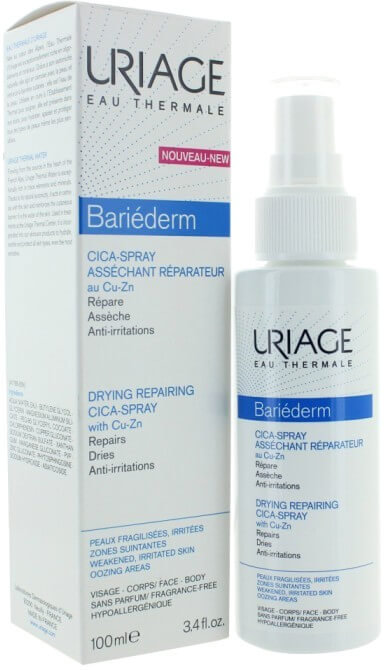 Uriage Bariederm Drying Repairing Spray with Cu-Zn 100ml