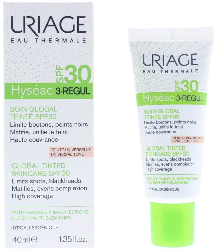 Uriage Hyseac 3 Regul Global Tinted Skin Care SPF30 40ml