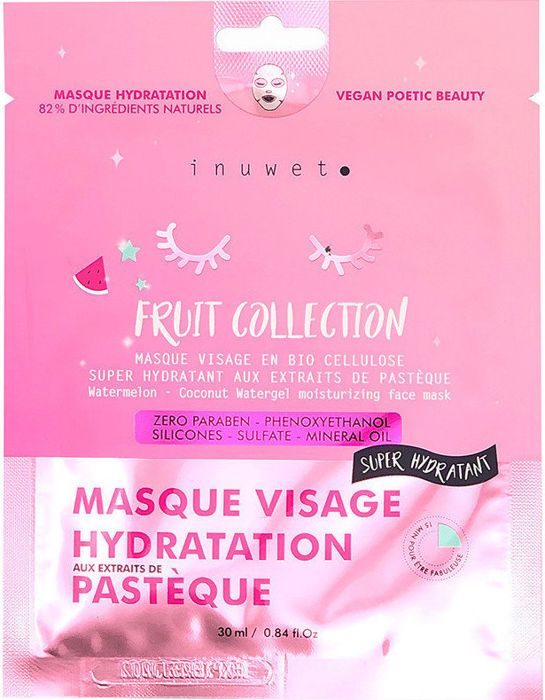 Inuwet Moisturizing Watermelon Face Mask 30ml