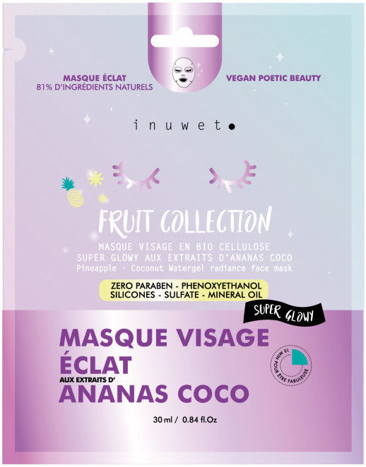 Inuwet Fruit Collection Radiance Face Mask 30ml