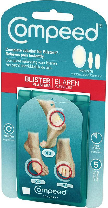 Compeed Blister Plasters 3 Forms Plasters Επιθέματα 5τμχ