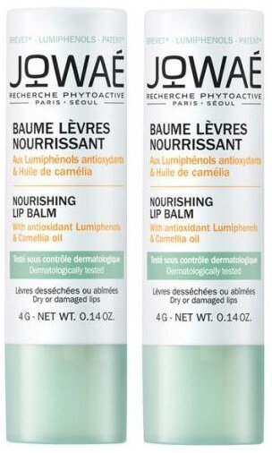 Jowae 1+1 Nourishing Lip Balm for Dry or Damaged Lips 2x4gr