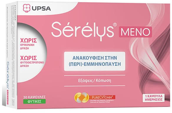 Upsa Serelys Meno Nutritional Supplement, 30v.caps