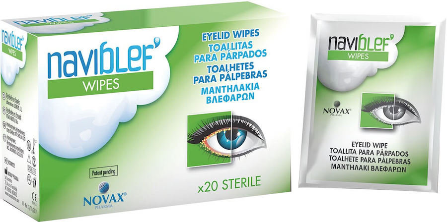 Naviblef Eyelid Wipes 20τμχ