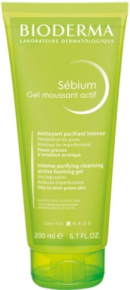 Bioderma Sebium Gel Moussant Actif 200ml
