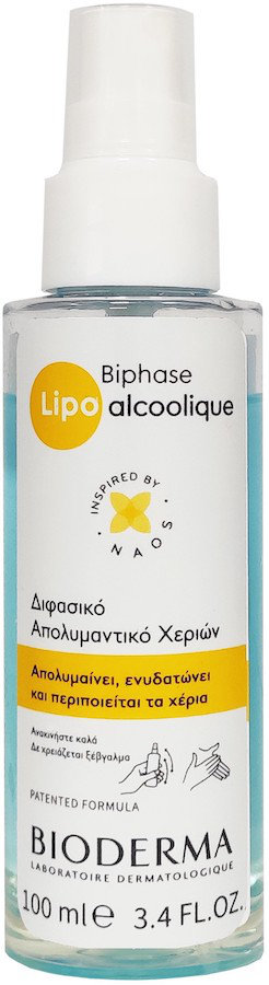 Bioderma Lipo Alcoholic Biphase Barrier Hand Care 100ml
