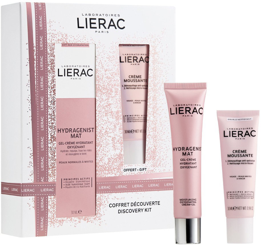 Lierac Xmas Set Hydragenist Mat Gel 30ml+Creme Moussante30ml