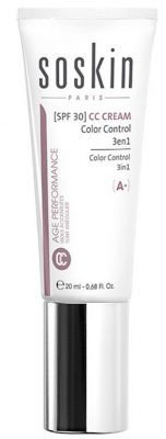 Soskin A+ CC Cream Color Control 3in1 SPF30 20ml