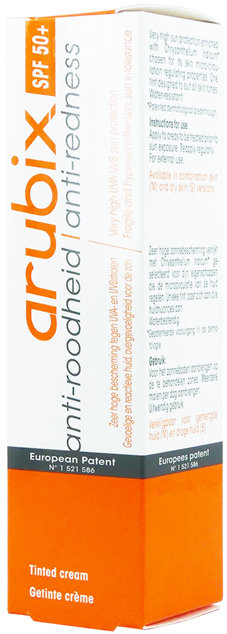Arubix Anti-Rougeurs Sun Cream Teintee SPF50+ 40ml