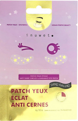 Inuwet Eye Patches Glitter Stars με Υαλουρονικό 6gr