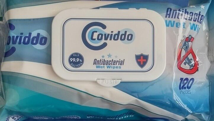 Coviddo Antibacterial Wet Wipes 120τμχ