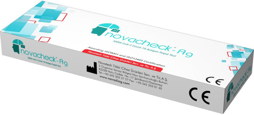 Novacheck  Ag SARS CoV-2 Covid -9 Τεστ Ανίχνευσης Covid-19 