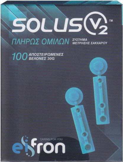 Eifron Solus V2 Sterilance Lancets 30G 100τμχ