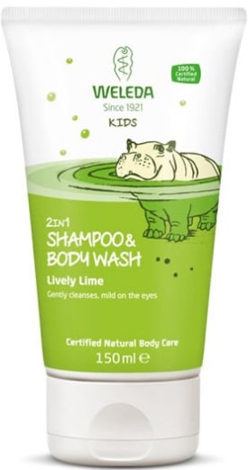 Weleda 2in1 Shampoo & Body Wash Lively Lime 150ml
