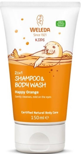 Weleda Kids 2in1 Shampoo & Body Wash Orange 150ml