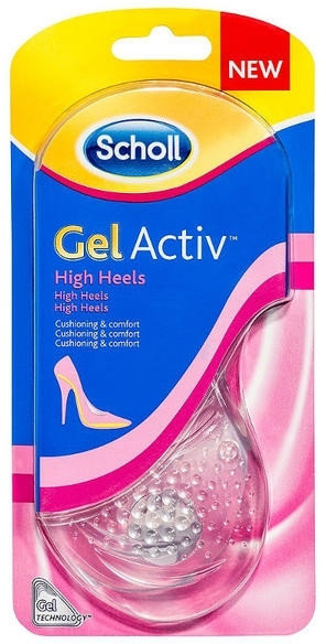 Scholl GelActiv Insoles High Heels No35-40.5 1ζεύγος