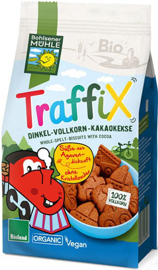 Bohlsener Mühle Traffix Whole Spelt Biscuits 125gr