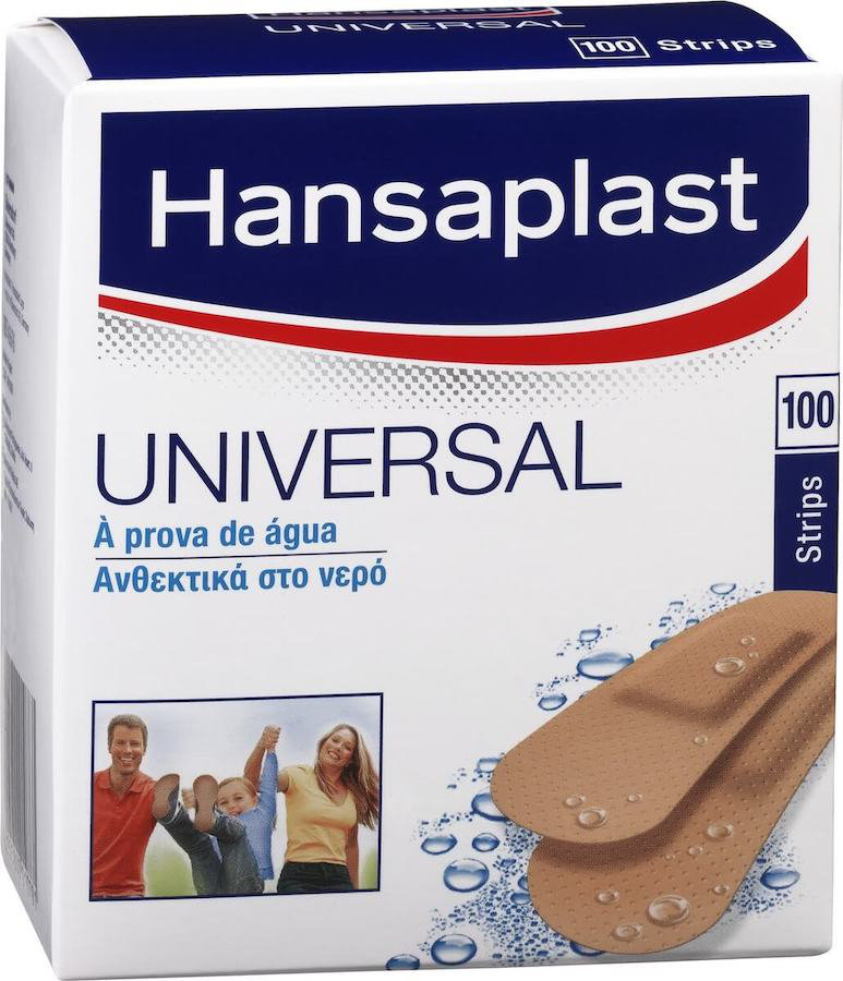 Hansaplast Universal Water Resistant Strips 30x72mm 100τμχ