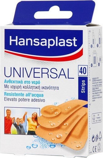 Hansaplast Universal Water Resistant Strips 40τμχ