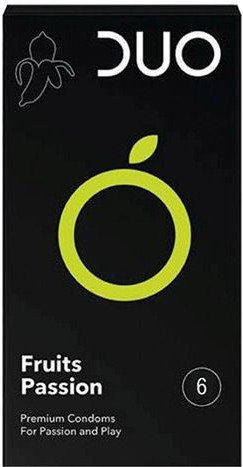Duo Fruits Passion Premium Condoms For Passion and Play 6τμχ