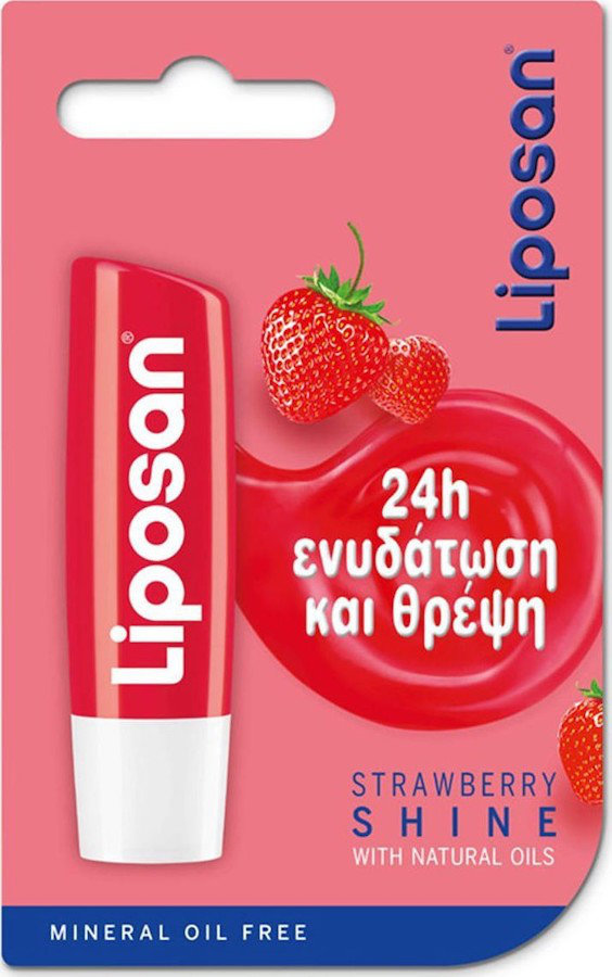 Liposan Strawberry Shine 24h Blister Lip Balm 4.8gr