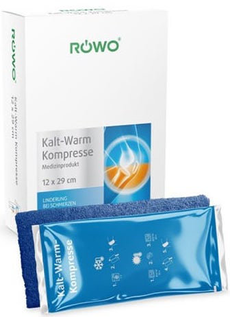 Rowo Hot Cold Compress Gel with Strapping Cover 12x29cm 1τμχ Rowo Hot Cold Compress Gel with Strapping Cover 12x29cm 1τμχ