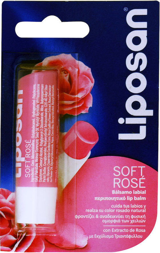 Liposan Soft Rose Lip Balm 4.8gr