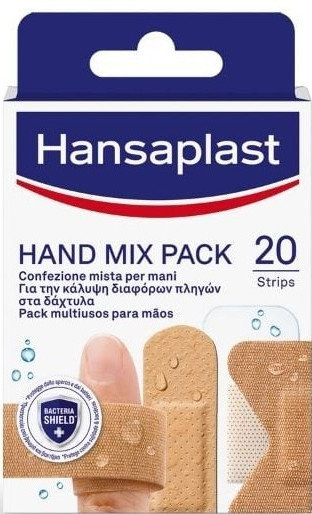 Hansaplast Hand Mix Pack 20τμχ