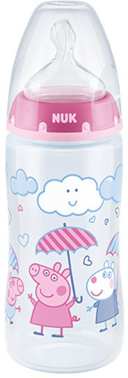 Nuk Peppa Pig First Choice Plus Girl 6-18m 300ml Nuk Peppa Pig First Choice Plus Girl 6-18m 300ml