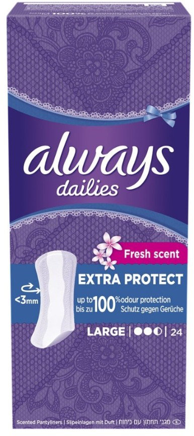 Always Dailies Fresh Scent Large Pantyliners 24τμχ