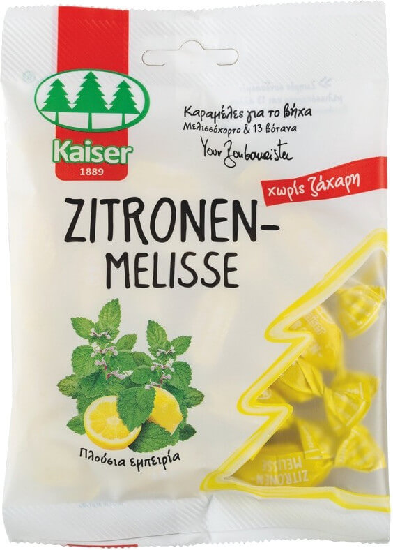 Kaiser 1889 Zitronenmelisse Sore Throat Candies 60gr