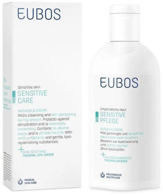 Eubos Sensitive Shower & Cream for Dry Skin 200ml