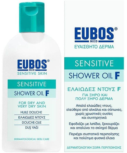 Eubos Sensitive Shower Oil F for Dry Very Dry Skin 200ml
