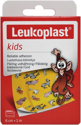 Leukoplast Red Kids Zoo Παιδικό Επίθεμα σε Ρολό 6cmX1m 1τμχ